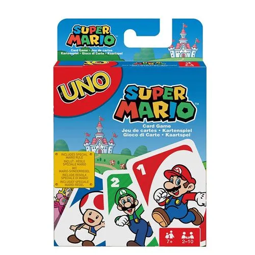 super mario UNO card game