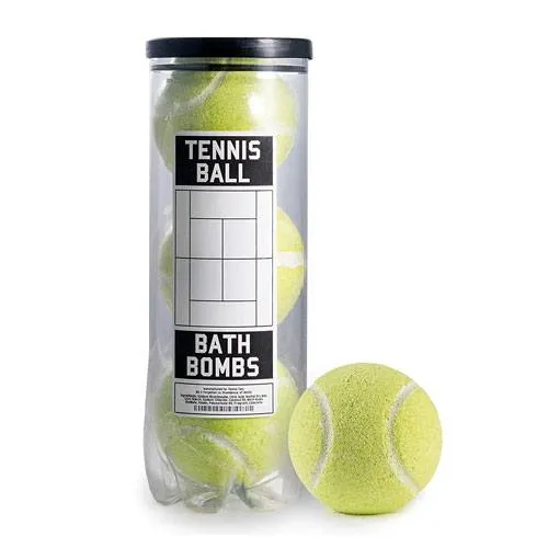 tennis ball baths bombs