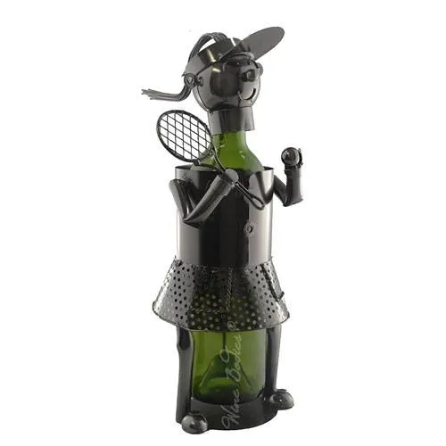 wine bottle holder for tennis lovers