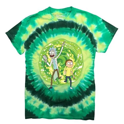 tie dye portal t-shirt