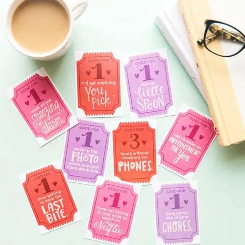 valentines love coupons