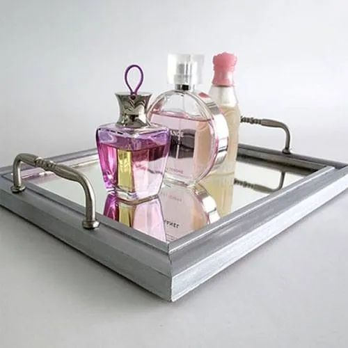 vanity mirror tray