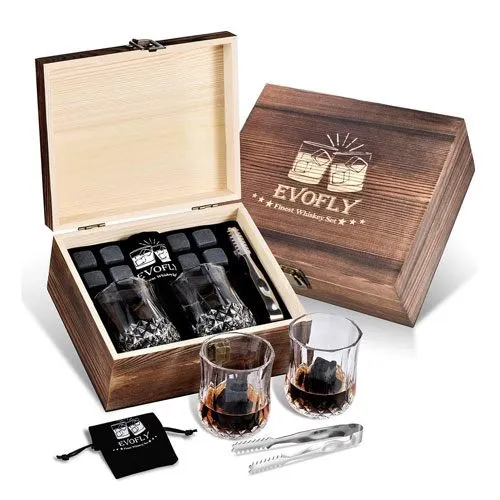 whiskey stones gift set