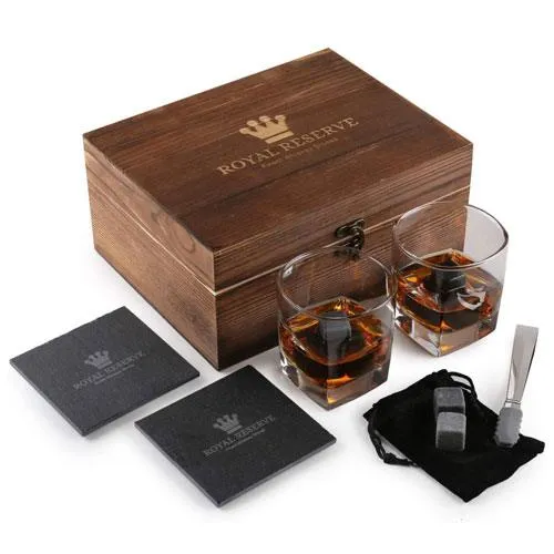 whiskey stones gift set